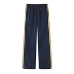 Women's Patchwork Zipper Jacket & High-Waisted Pants Set