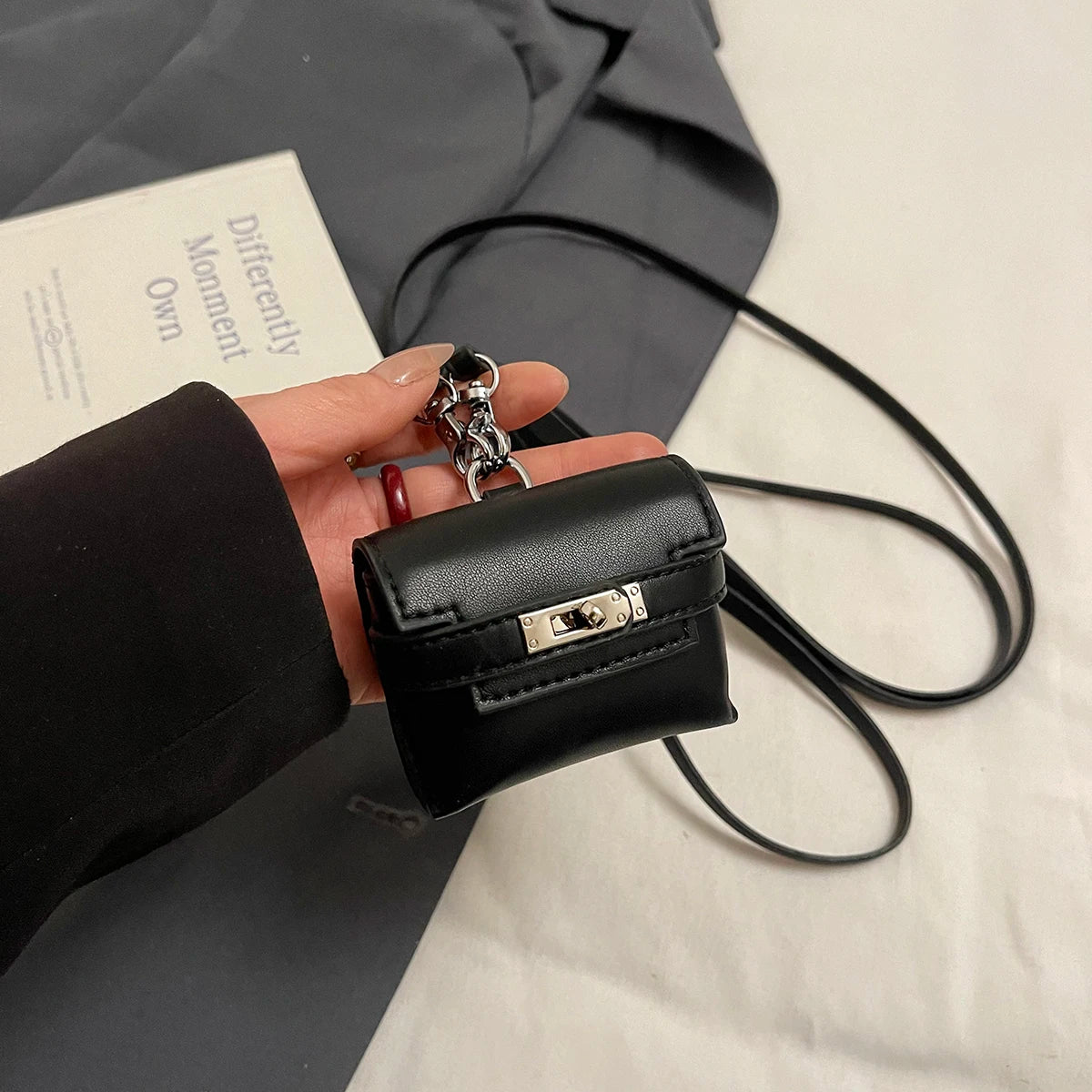 Mini PU Leather Crossbody Bag for Women - Cute Green Handbag black Mini(Max Length<20cm) Se6c630a79daf4be4abf55a8401b8ba06z STYLEINGER