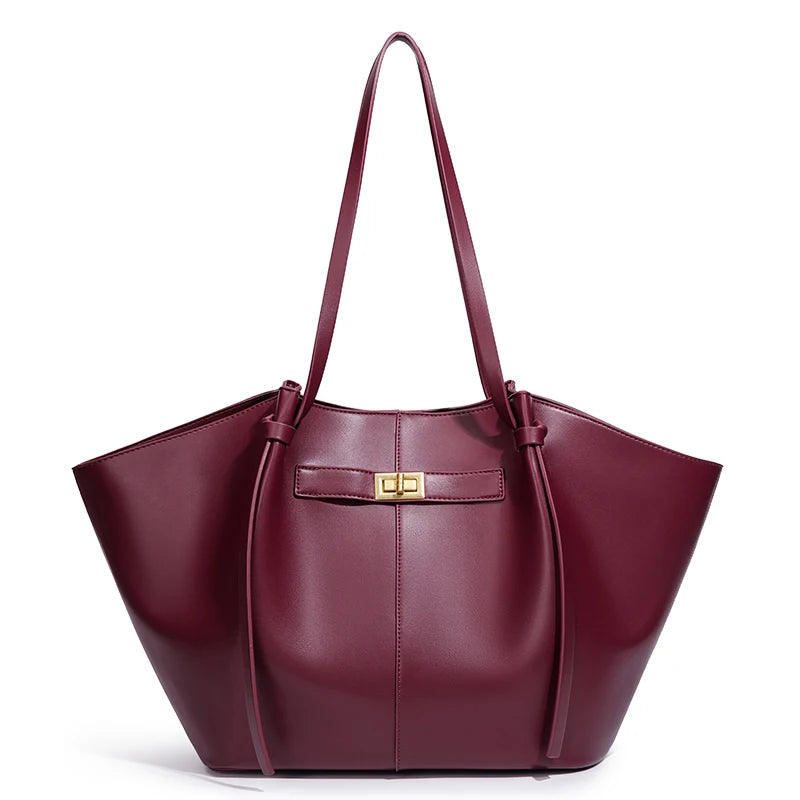 Large Women's Handbags New Bat-Shaped High Street European and American Style Trendy Shoulder Bag
