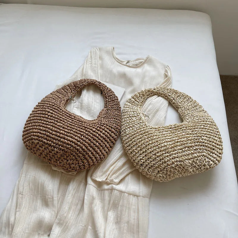 Summer Straw Shoulder Bag for Women Se90a7f1450c9494bbf5fc48372950b46T STYLEINGER