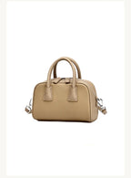 Women's Genuine Cowhide Leather Satchel – Pillow Crossbody Shoulder Bag