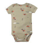 Baby Cotton Short-Sleeve Bodysuits, 5-Pack, 6–24 Months