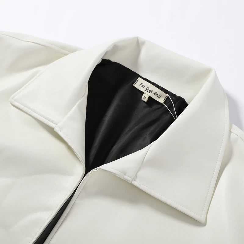 Women's Jacket Polyester Solid Stand Collar Open-Front Loose Full-Sleeve Casual Spring Autumn Outerwear