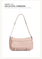 Women's Vintage Genuine Leather Crossbody Bag – Soft Cowhide Bowling Shoulder Bag
