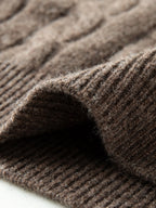 Women's Vest 100% Pure Wool V-Neck Knit Sleeveless Pullover Regular Fit Elegant Office Casual Winter Sweater