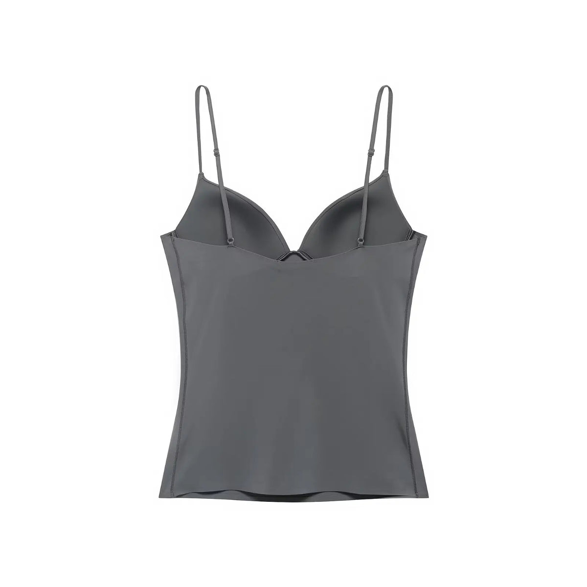 Women's Top Solid Backless Corset V-Neck Thin-Strap Cami Tank Top
