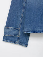 Women's Street Fashion Denim Jackets Long Sleeves High Neck New Casual Denim Coats ﻿