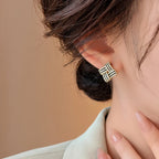 Women's Geometric Cubic Zirconia Stud Earrings