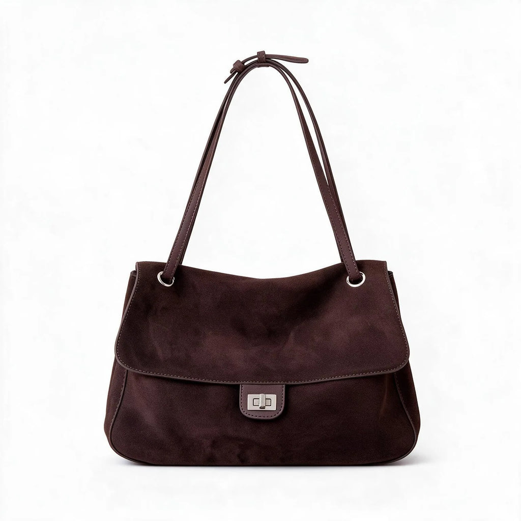 Women's Genuine Leather Large Capacity Tote Bag – Vintage Cowhide Shoulder & Crossbody