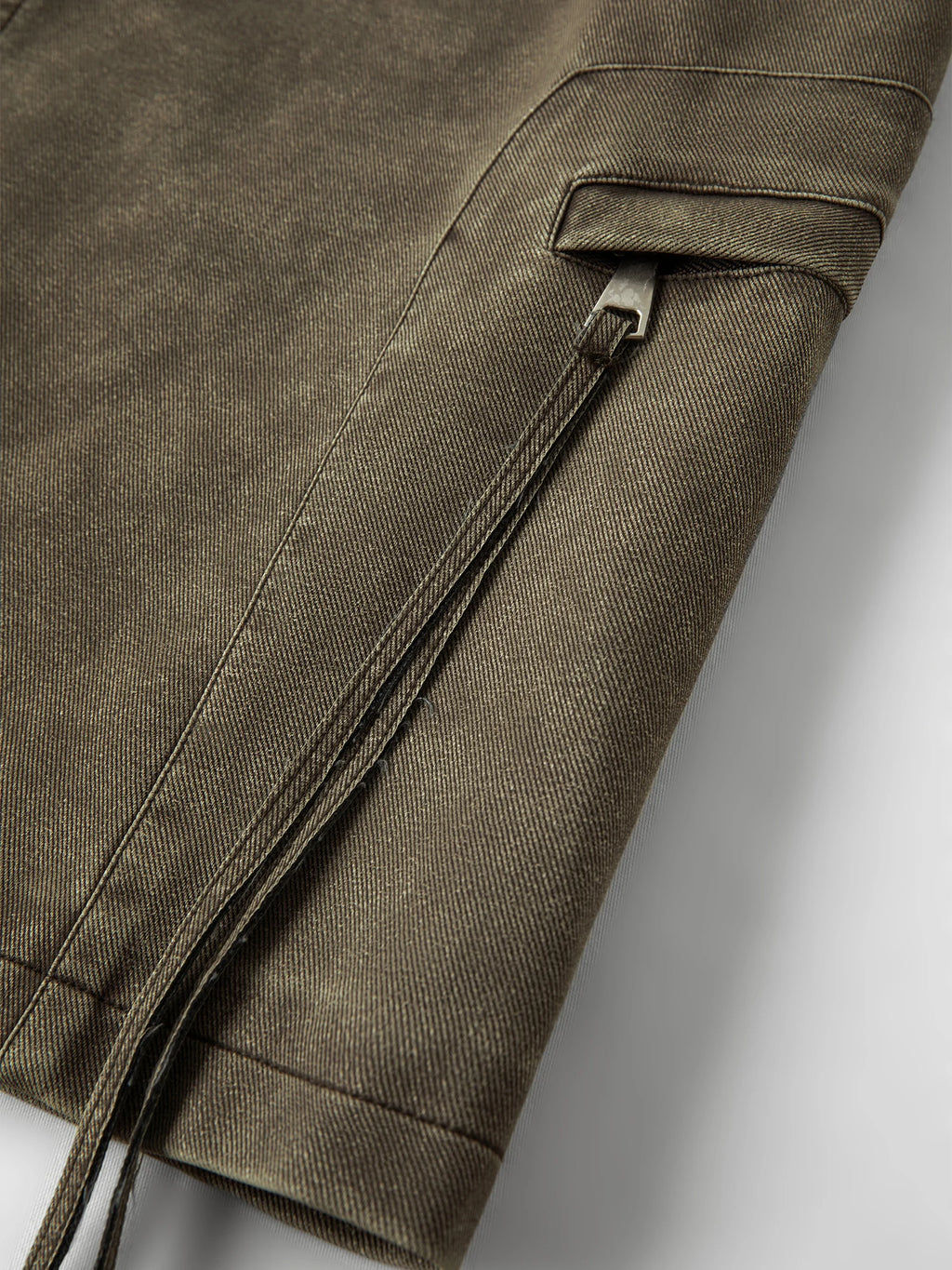 Women's Skirt Viscose Broadcloth Straight Cargo-Style Pockets High-Rise Empire Waist Knee-Length Casual Winter