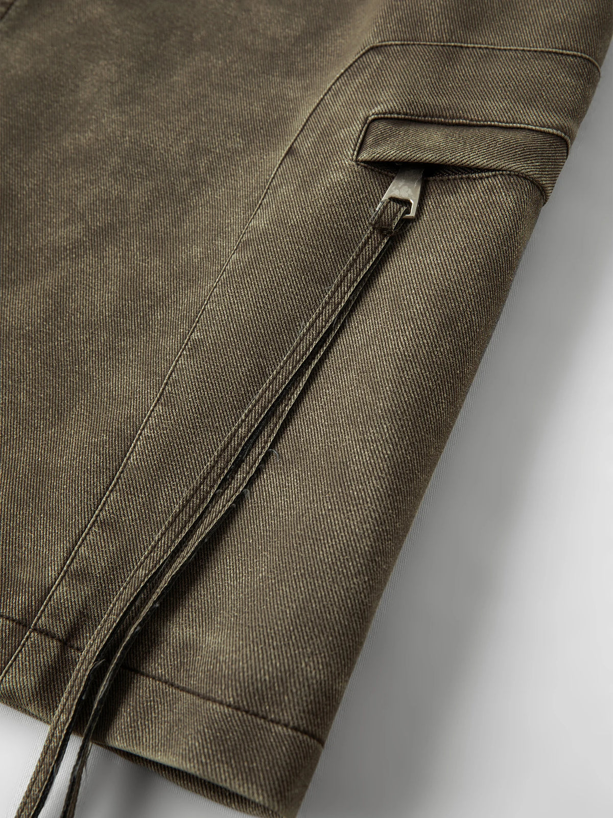 Women's Skirt Viscose Broadcloth Straight Cargo-Style Pockets High-Rise Empire Waist Knee-Length Casual Winter