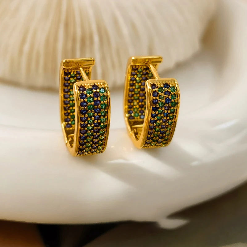Women's Gold-Tone Cubic Zirconia Drop Earrings