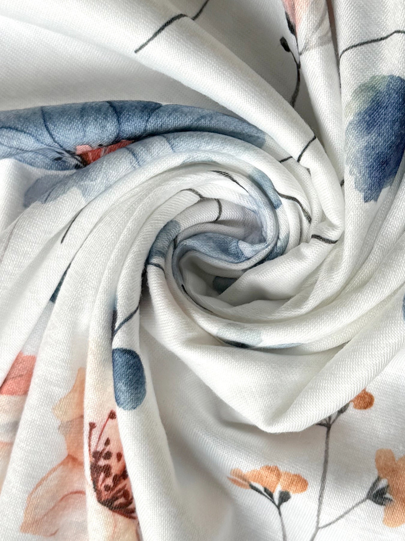 Floral White Jumpsuit Casual Sleeveless V-Neck Backless Wide Leg Long Overall