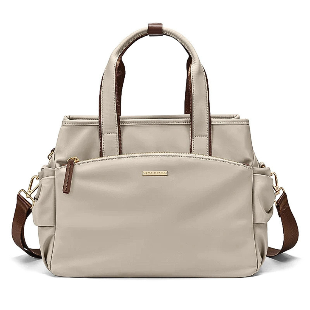 Top Handle Nylon Shoulder Bag Women's Casual Zipper Medium Crossbody