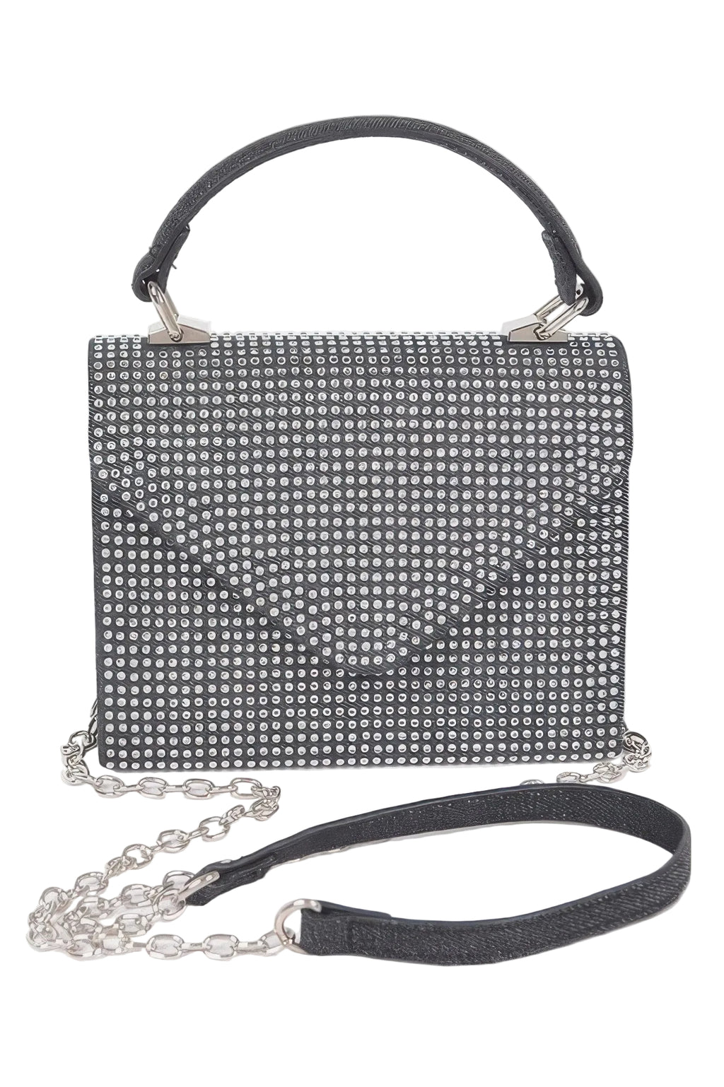 Hot Fix Stone Top Handle Bag