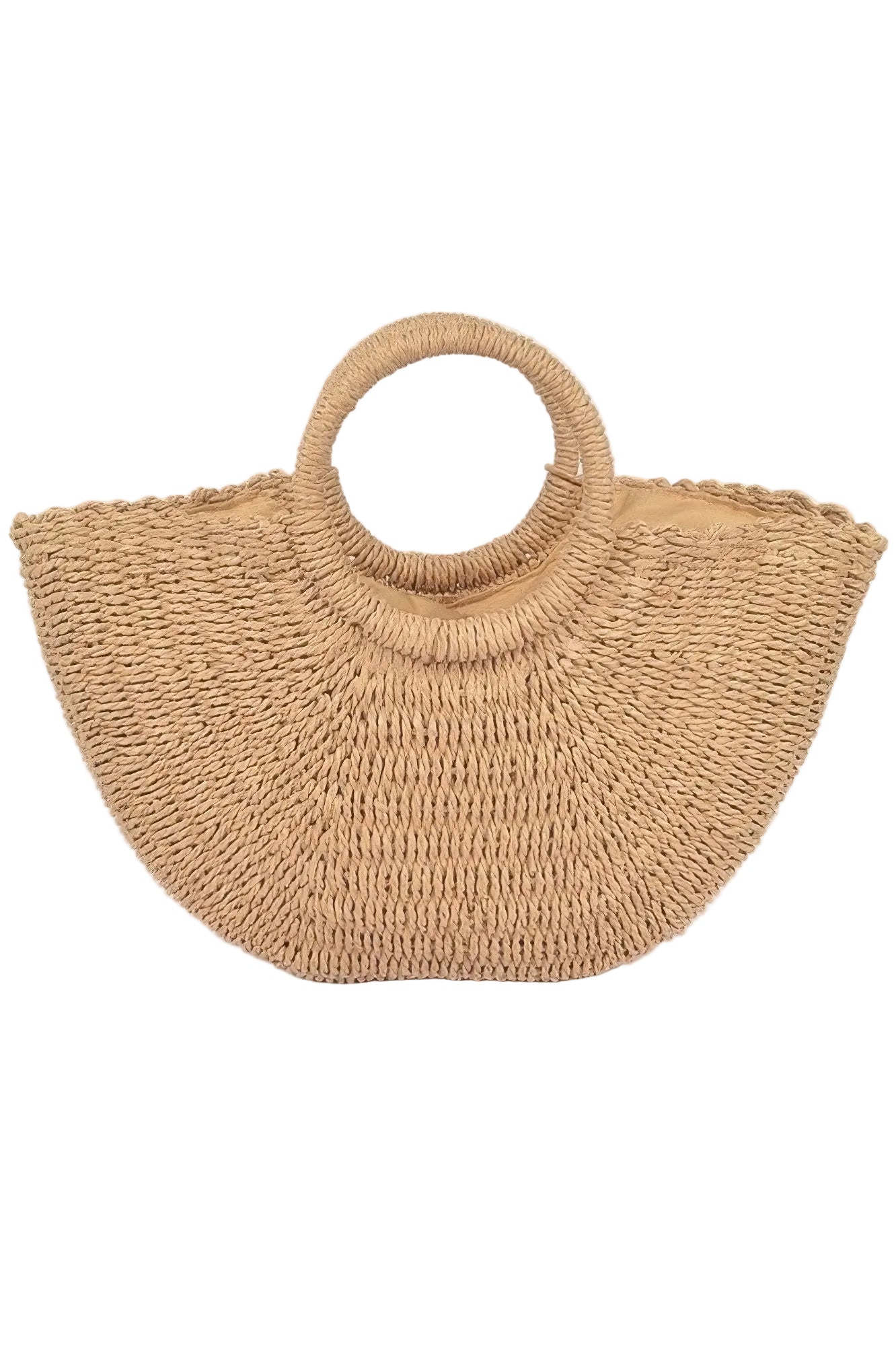 Beach Time Bag - Oversized Straw Tote for Summer and Beach Essentials