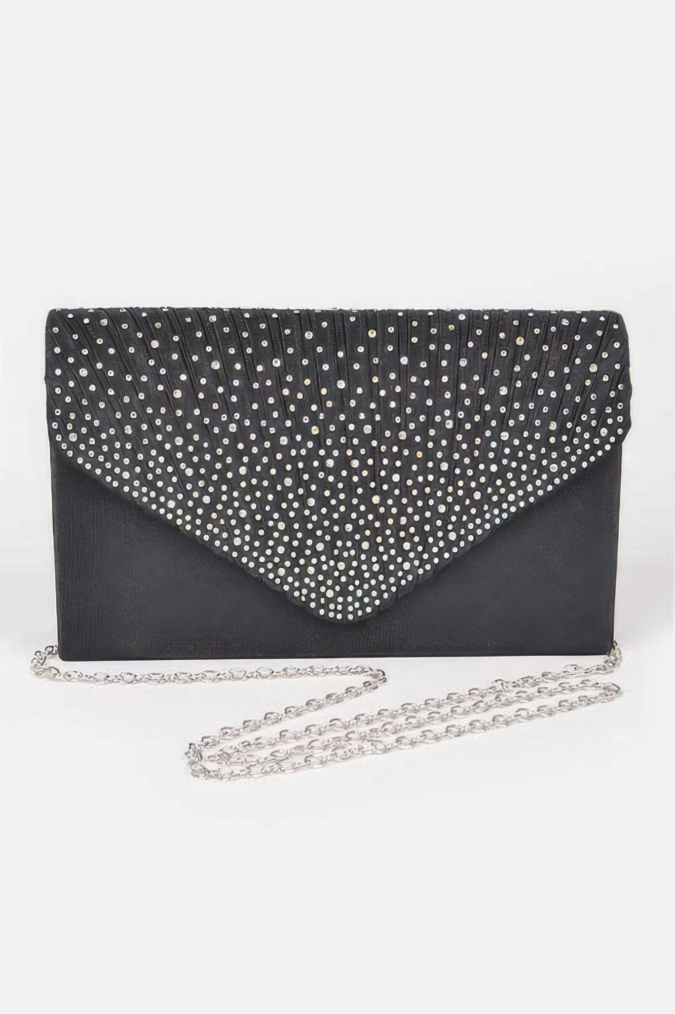 Rhinestone Satin Party Clutch
