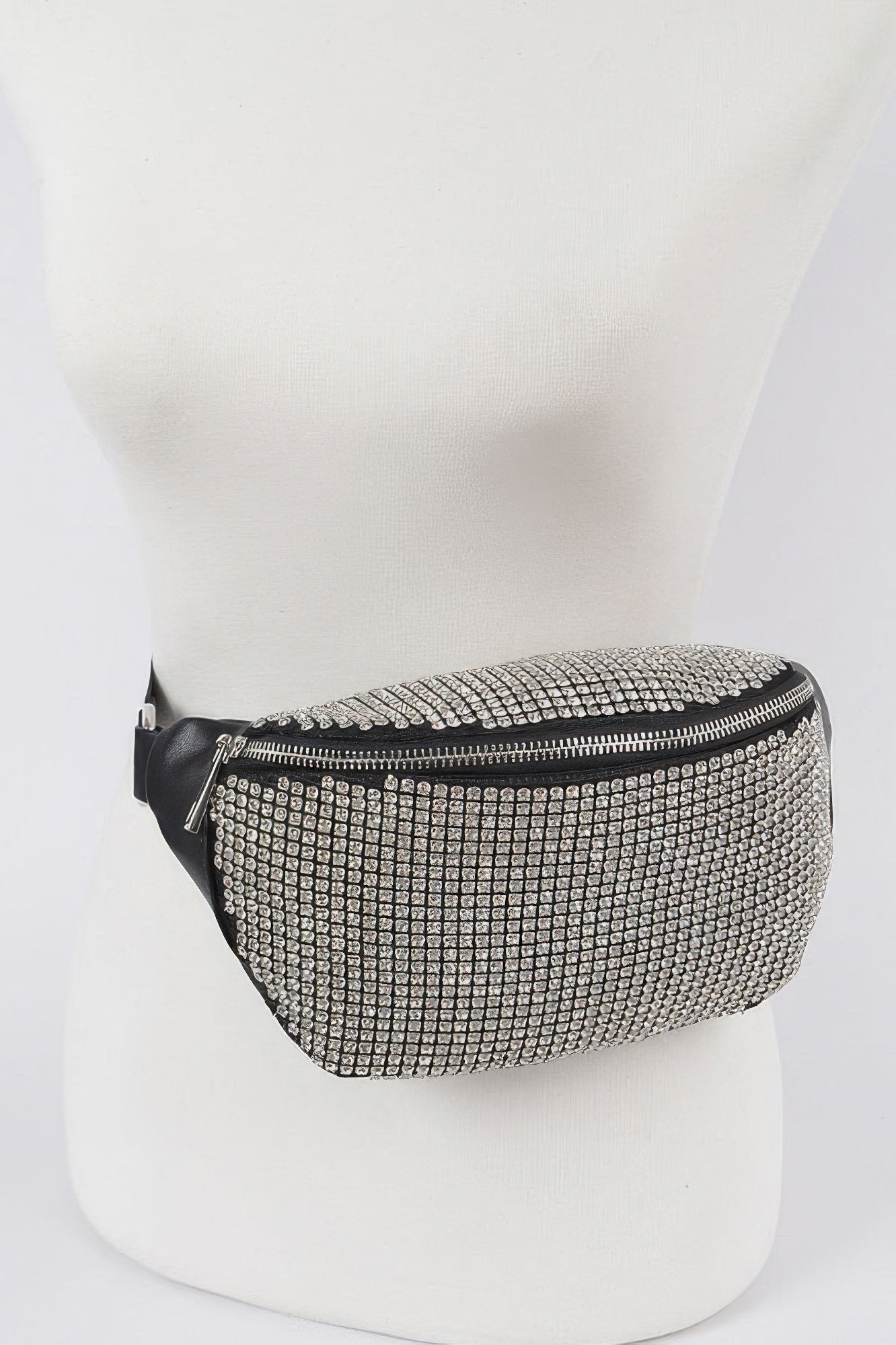 Rhinestone Mesh Fanny Pack