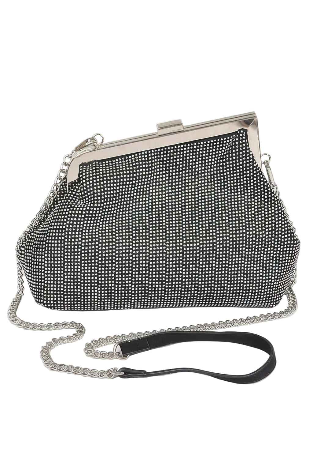 Rhinestone Party Frame Clutch