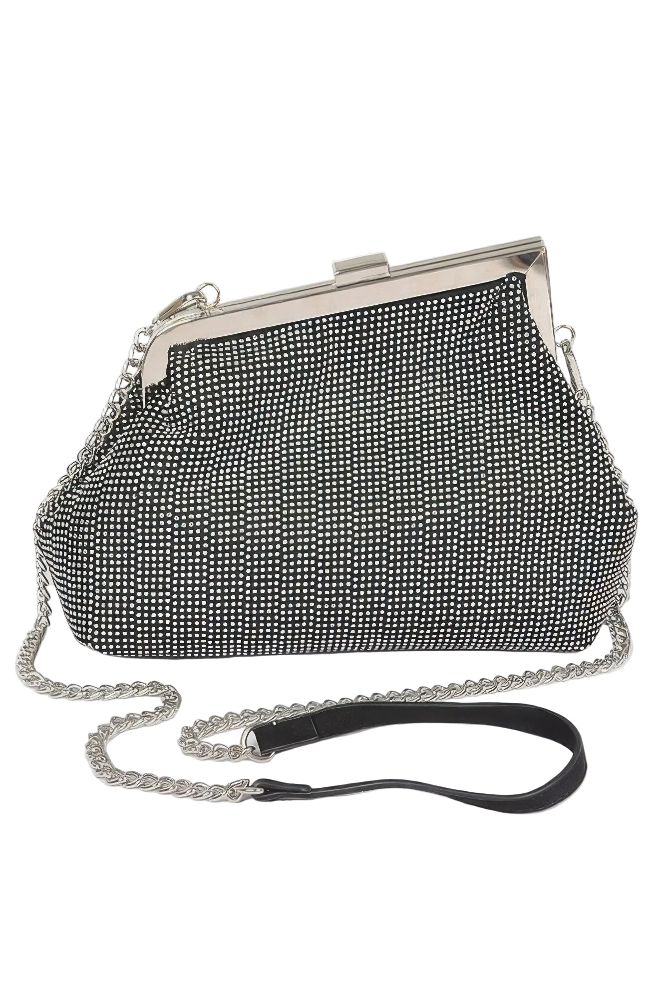 Rhinestone Party Frame Clutch