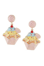 Waffle Sundae Drop Earrings