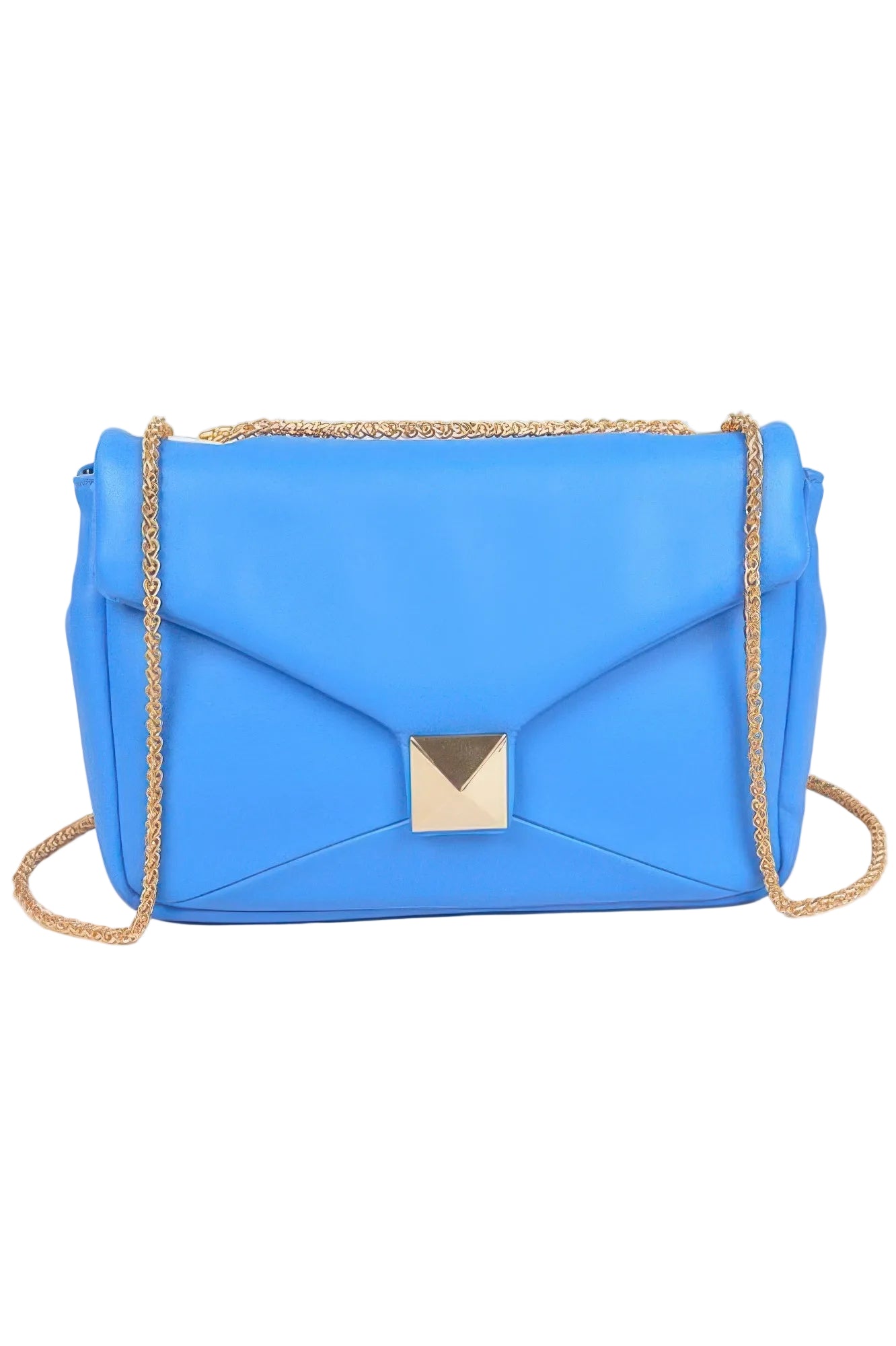 Faux Leather Flap Crossbody Bag