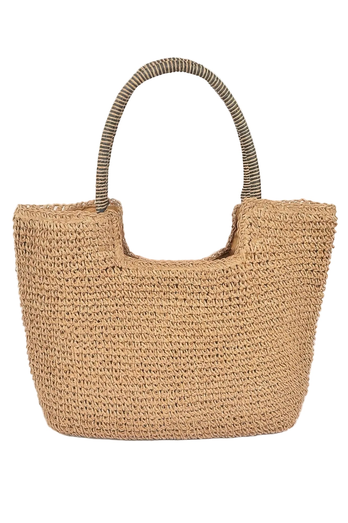 Faux Straw Tote Bag – Lightweight, Spacious, Durable Women's Handbag