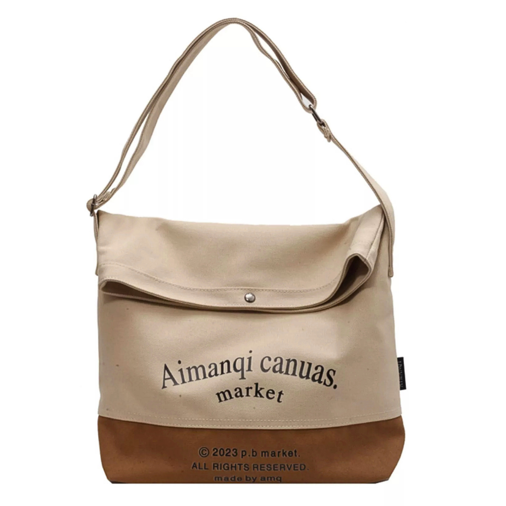 Women's Casual Large Hobo Shoulder Bag Color Block Canvas Folding Handbags