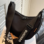 Women's Casual Sling Crossbody Bags Medium Zipper Pu Leather Purses