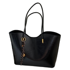Women's Large Tote Handbags Casual Wave Pu Leather Shoulder Bags