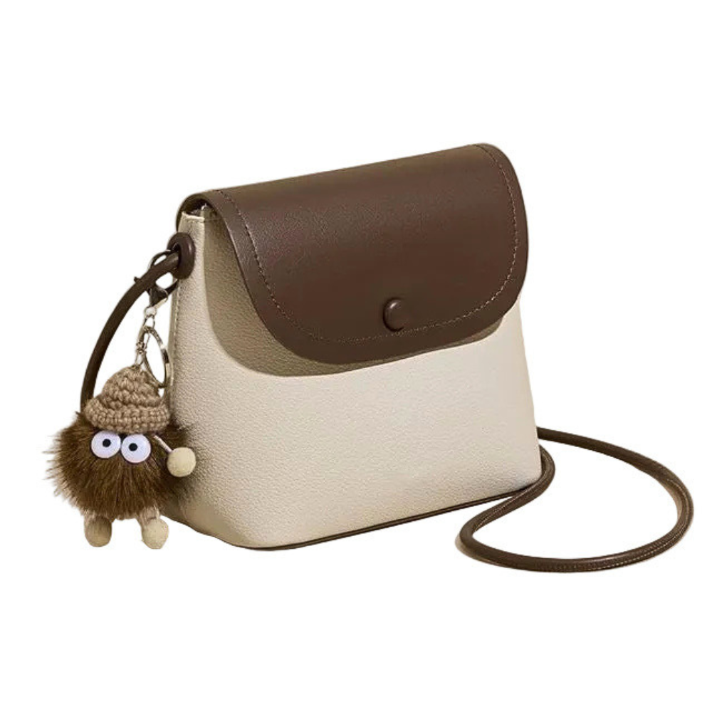 Women's Mini Crossbody Bag Pu Leather Flap Simple Solid Charm Purses