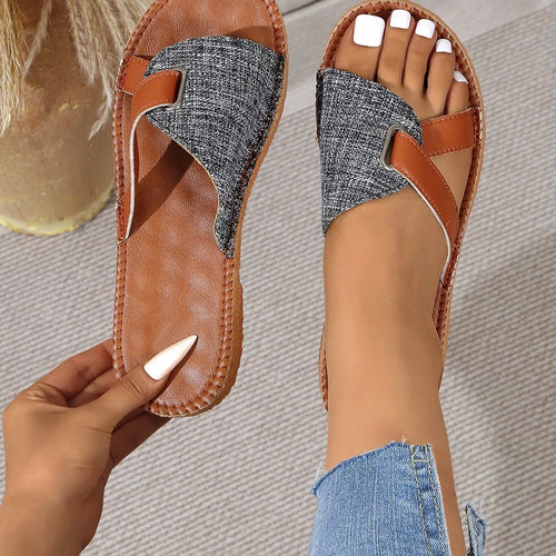 Women's Open Toe Flat Sandals | Casual Rubber Shoes EU 36–43