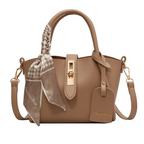 Women's Tote Bags Top Handle Turn Lock Elegant Mdium Crossbody Bags