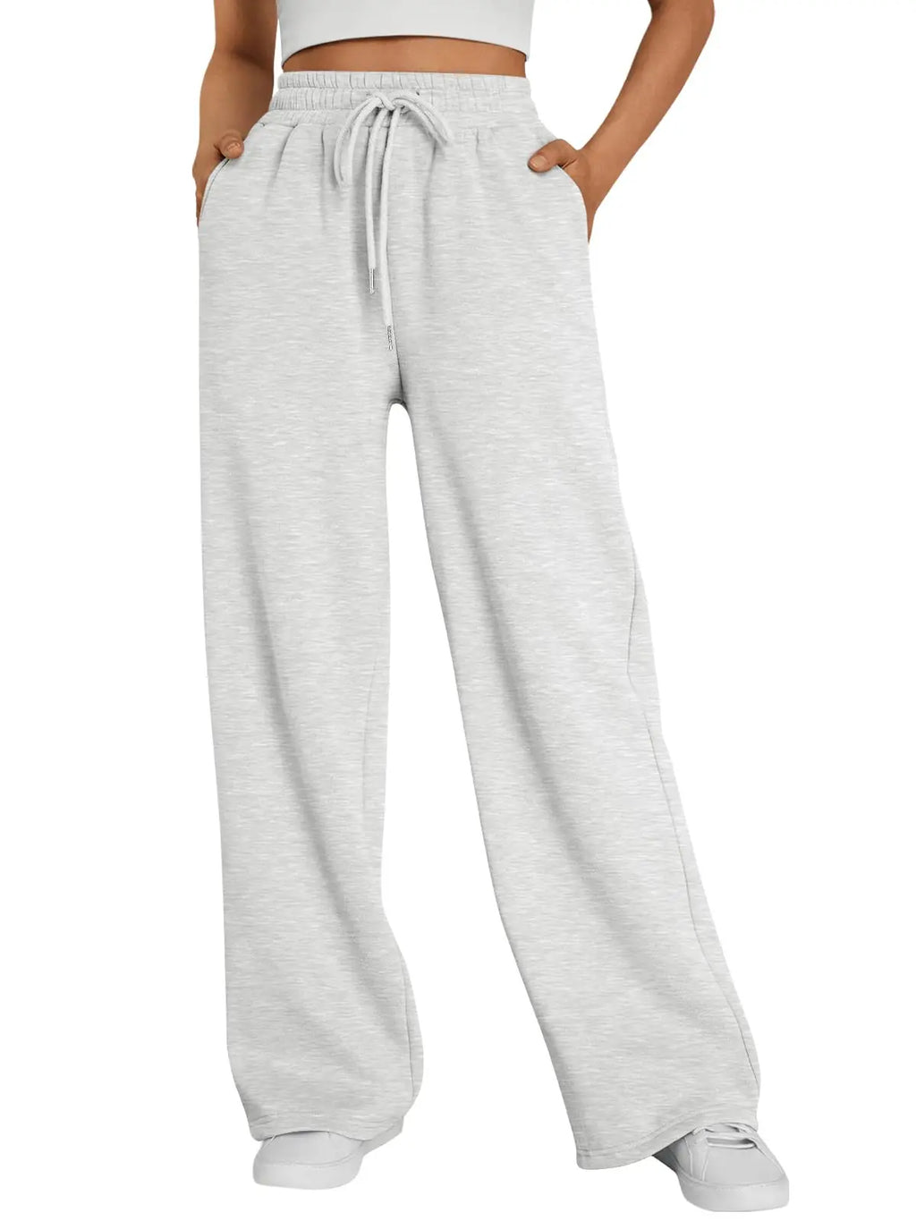 Women's Wide Leg Sweatpants – Loose Baggy Joggers