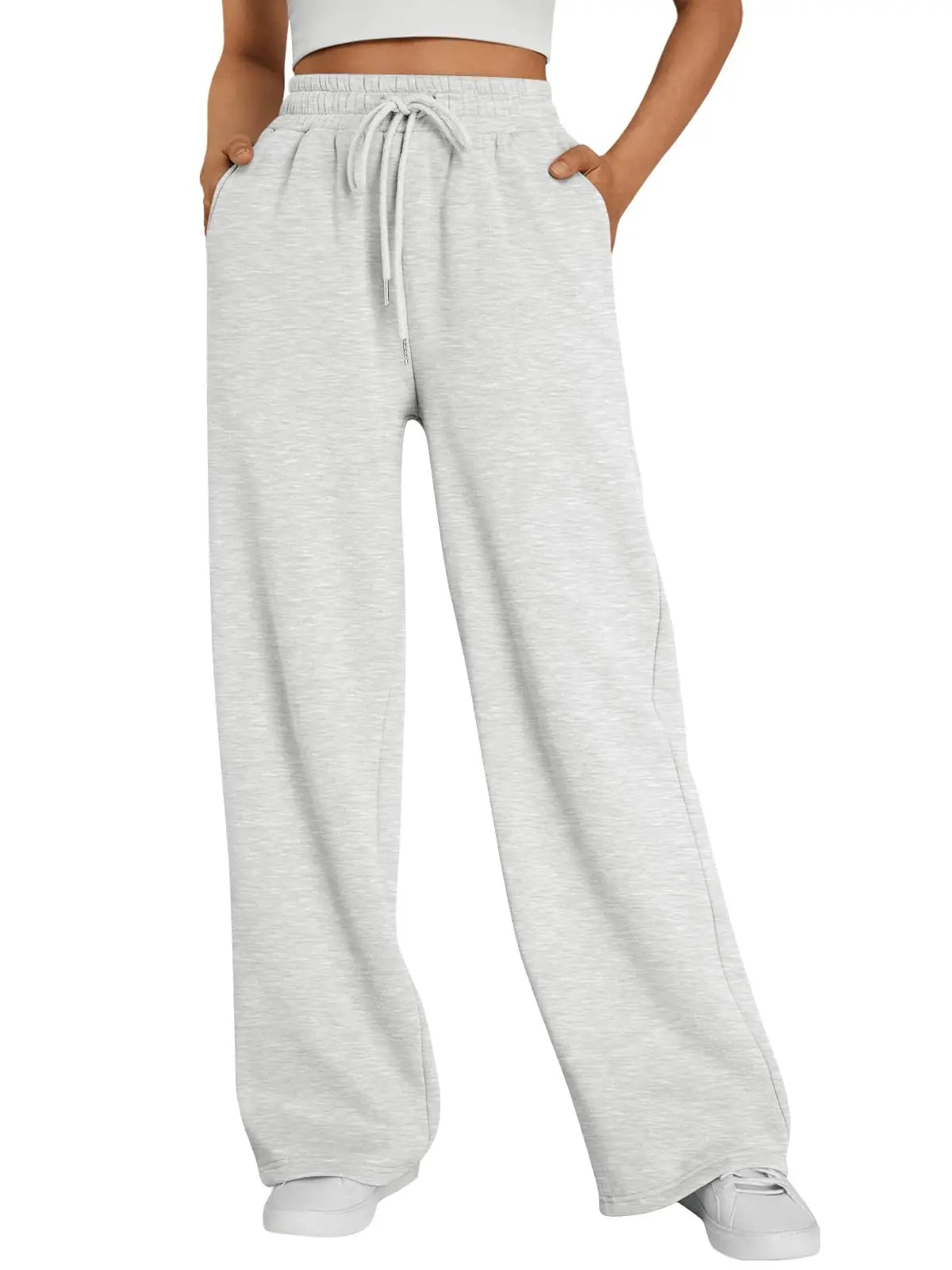 Women's Wide Leg Sweatpants – Loose Baggy Joggers