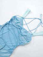 Cami Mini Dress Light Blue Satin Ruched Lace Up Backless Crisscross Tied a08c74302eef4fd68a876386485ff48b-Max-Origin Trendsi