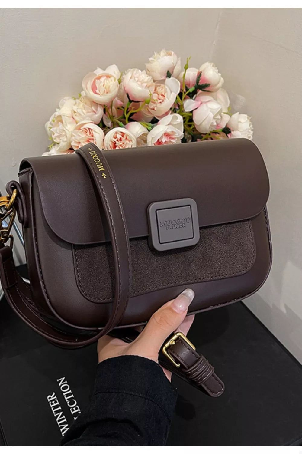 Women's Shoulder Bag Flap Closure Small Pu Leather Crossbody a08d4816-5501-46f0-a2f7-f8aa403f7300-Max-Origin Trendsi