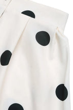 Midi Skirt Polka Dot Cream Button Front Ruffled High Waisted a0d648ae-bf9e-4aa8-9f43-fc8b9c4ea558-Max-Origin Trendsi