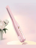 Fast Heating Hair Straightener with 2-in-1 Curling Function, Portable and Anti-Scald Design, Made of Durable ABS Material