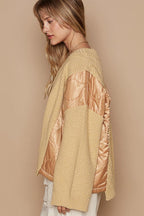 POL Quilting Women Jacket Cable Knit Patch Button Up Long Sleeve Buttoned a115a196-ec37-4e30-af64-5aa20c24a4f7-Max Trendsi