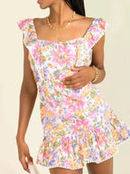 Floral Mini Dress Colorful Print Ruffled Hem Cutout Bow Tied Backless a15ebc00-2c38-40ba-9b48-b1980d7c79bc-Max-Origin Trendsi