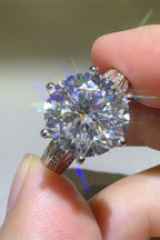 5 Carat Moissanite Silver Ring 925 Sterling Bright Women Jewelry with Box a16a77a3-997f-4996-82ca-37fbc276e6e3-Max Trendsi