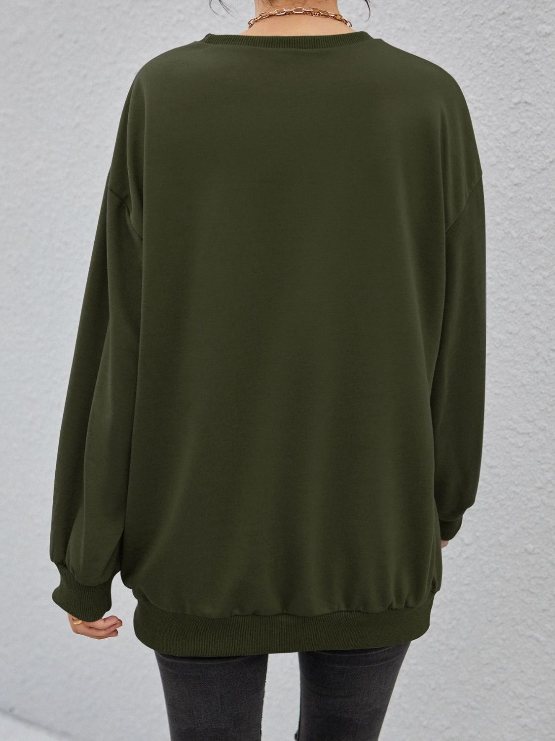 Women Sweatshirt Stereoscopic Letter Round Neck Long Sleeve Oversize a178b652-8205-4b9f-8359-d51f3bbc44df-Max Trendsi