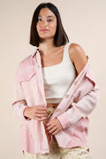 VERY J Shacket Blush Pink Cotton Mineral Washed Oversized Gauze Blush a189a426b4c14b1ab315f59f29e78941-Max-Origin Trendsi