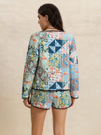 Outfit Set Floral Quilted Jacket Long Sleeve Outerwear and Shorts 2 Pcs a1cc129f-4a2e-443d-9e66-6c9261b96513-Max Trendsi