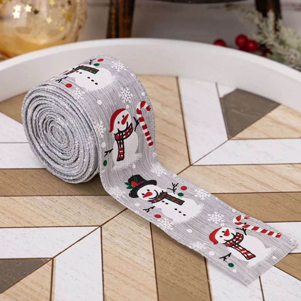 Christmas Decorative Ribbon Snowman for Tree Light Gray One Size a2374de7-c6be-43b6-8038-8ec693a53b0f-Max-Origin Trendsi