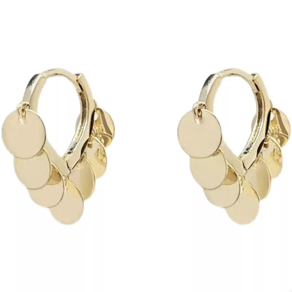 Women's Hoop Earrings 18K Gold-Plated Tassel Round Jewelry a257d9a5-cf51-42bb-8116-26903a3d31b3-Max-Origin Trendsi