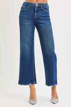 RISEN Womens Jeans Crop Wide Leg Tummy Control 4 Way Stretch High Rise a25f3c7518ac4483abb2edeb3f21a62f-Max-Origin Trendsi