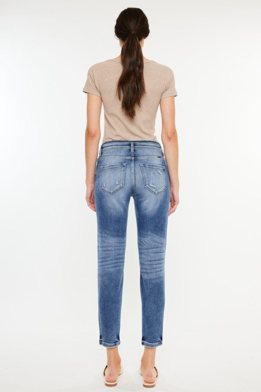 Denim Pants High Rise Distressed Mom Jeans a26ba1e8-fed7-4803-8fd2-4d5e5a7173e5-Max Trendsi