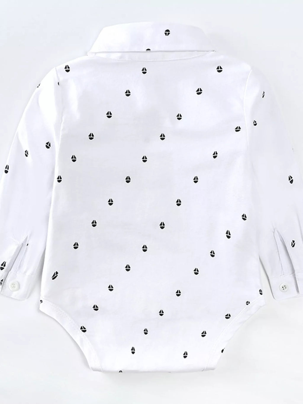 Boy's Outfit Set Cotton Button Up Shirt and Pants Overall 4 Pcs for Children a31299cfed404ee4894e136892c3be0f-Max-Origin Trendsi